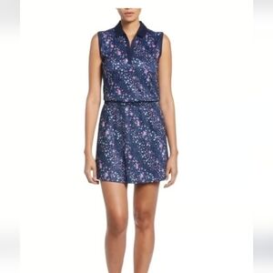 Callaway Navy Floral Golf Mini Dress Size S.